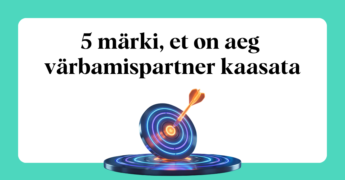 Loe lähemalt, mis on viis selget märki, mis annavad signaali, et professionaalse värbamispartneri kaasamine on sinu jaoks järgmine mõistlik samm.
The post 5 mär